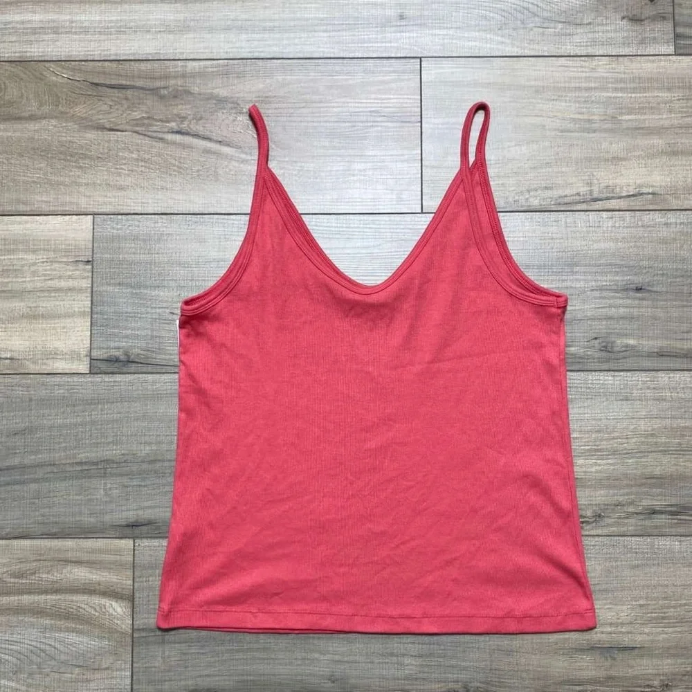 Universal Thread Women's Ribbed Camisole‎ Tank Top Size XXL Pottery Red
